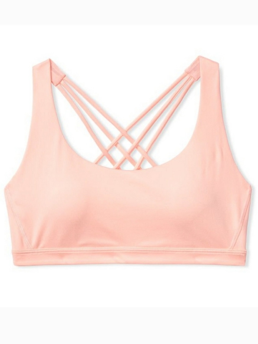 Victorias Secret Incredible Pink Strappy Back Bralette Size Medium